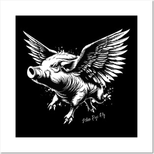 Flying Pig Posters and Art